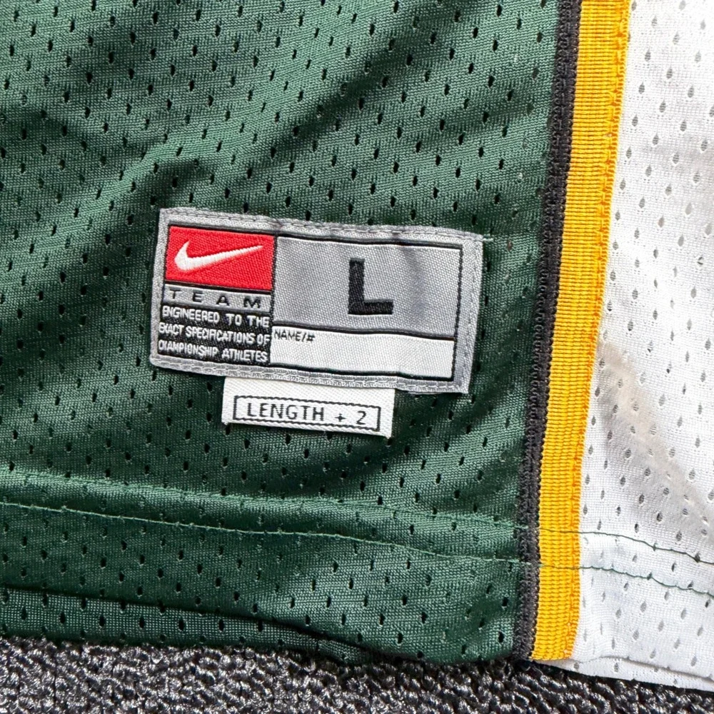 Vintage Nike Seattle‎ SuperSonics Ray Allen 34 NBA Jersey Green White Youth L +2